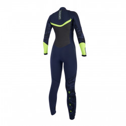 Mystic Diva Fullsuit 5/3mm Fzip Women navy/lime