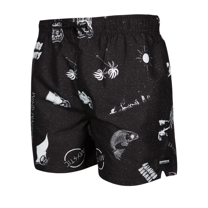 35107.200058.950  - Mystic Coast Boardshort Black/White