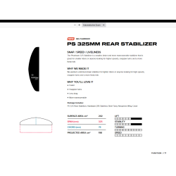 122810001  - Slingshot PS 325 V1 Rear Stabilizer