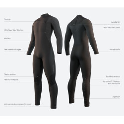 35000.220003  - Mystic Majestic Fullsuit 4/3mm Fzip