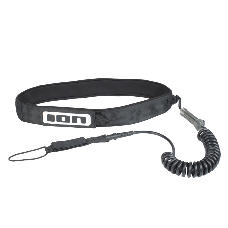 ION Leash Wing/SUP Core Coiled Hip Safety black