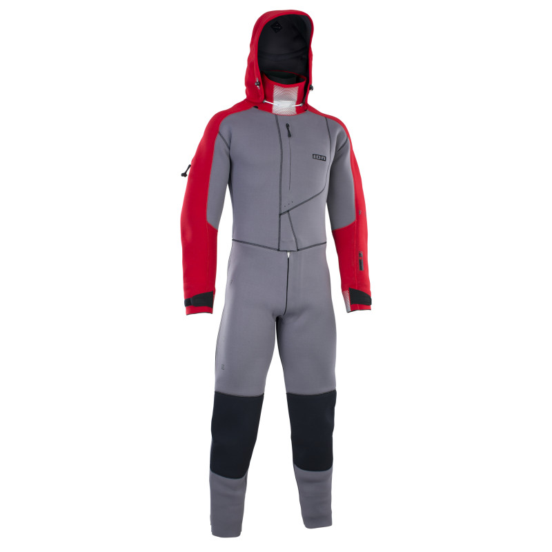 IOW Wetsuit Fuse Drysuit 4/3 Back Zip unisex grey/red