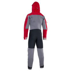 IOW Wetsuit Fuse Drysuit 4/3 Back Zip unisex grey/red