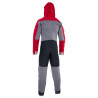 IOW Wetsuit Fuse Drysuit 4/3 Back Zip unisex grey/red