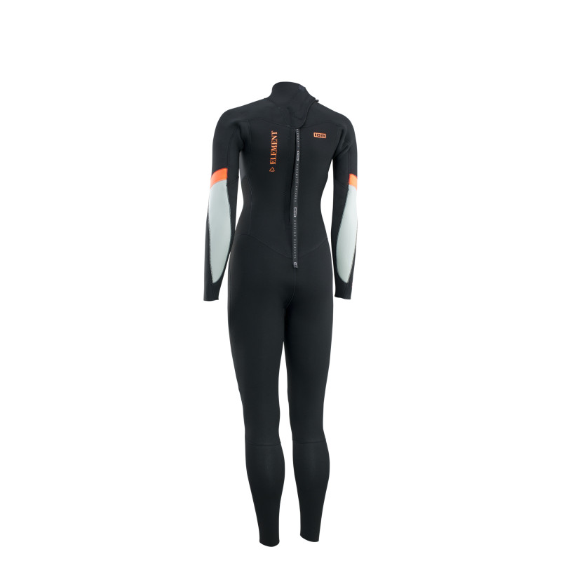 Combinaison De Surf/sports Nautiques ION Element 5/4 Back Zip Taille L - Neoprene 5mm/4mm, Neuve Noire