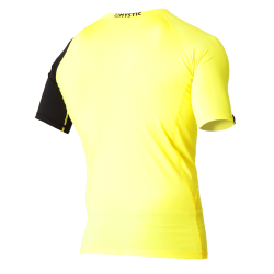 Mystic Event S/S Rashvest Chest Logo yellow