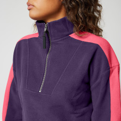 Mystic The Heat Zip Up Sweat deep purple