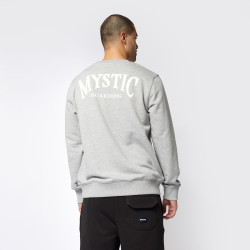 Mystic Ethos Crew Sweat light grey melee