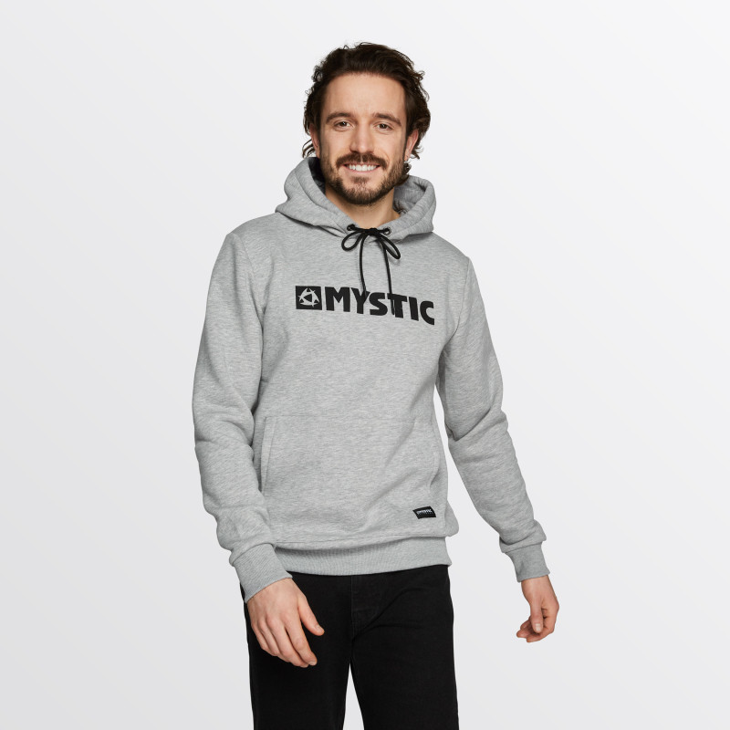 Mystic Brand Hood Sweat light grey melee