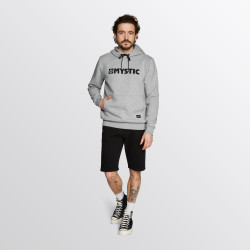 Mystic Brand Hood Sweat light grey melee