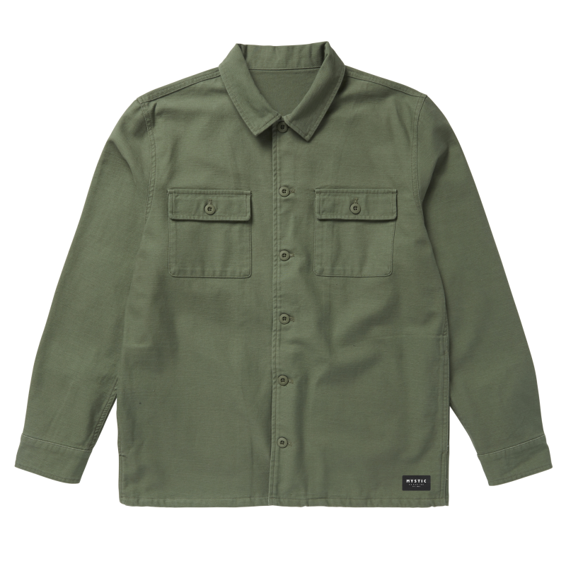 Mystic The Overshirt Jacket dark olive Mystic The Overshirt Jacket dark olive