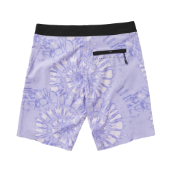Mystic Tie Dye Performance Boardshort pastel lilac