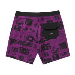 Mystic Ripple Movement Boardshort sunset purple