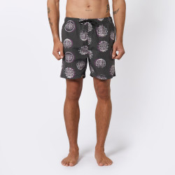 Mystic Artwork Swim Boardshort deep purple