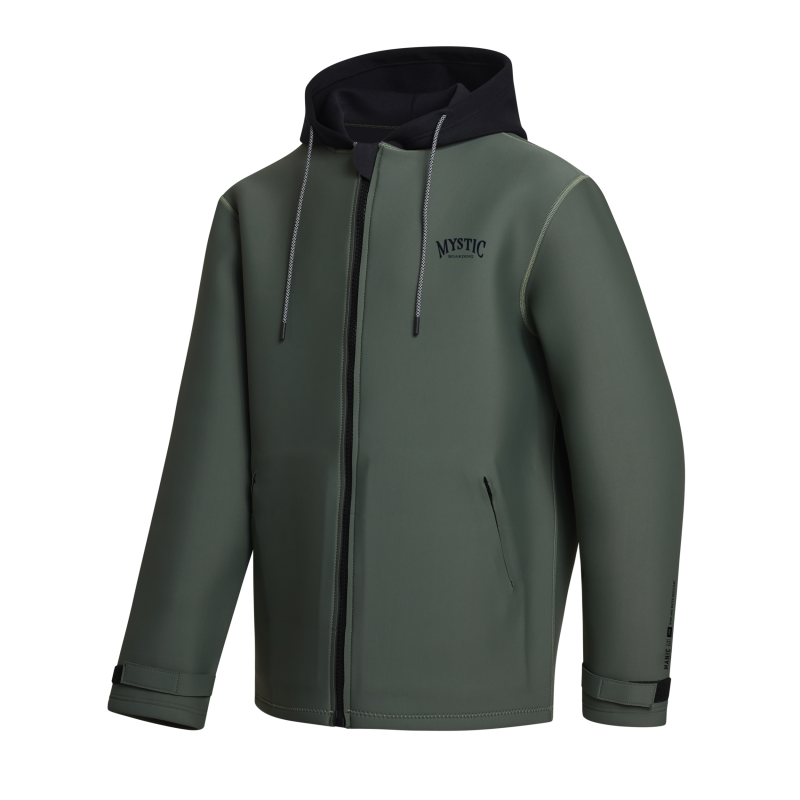 Mystic Manic Neoprene Jacket 2mm dark olive