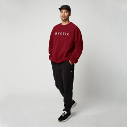 Mystic The Heat Box Crew Sweat merlot