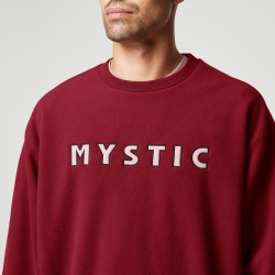 Mystic The Heat Box Crew Sweat merlot