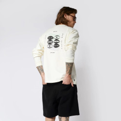 Mystic Tresspass L/S Tee off white
