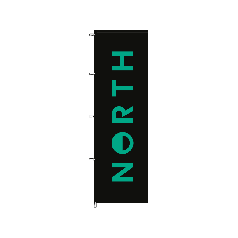 North North Banner set of 3