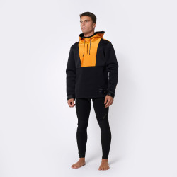 Mystic Fulmar Neoprene Hoodie 3/2mm retro orange