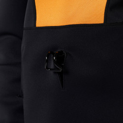 Mystic Fulmar Neoprene Hoodie 3/2mm retro orange