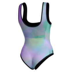 Mystic Lunar Neoprene Swimsuit 2/2mm purple / green
