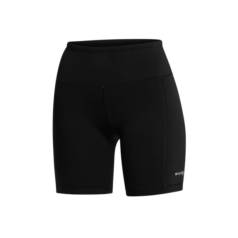 Mystic Lunar Neoprene Biker Shorts black