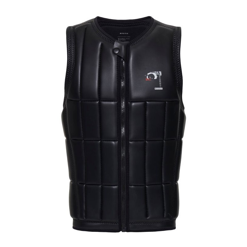 Mystic Anarchy Impact Vest Fzip Wake black