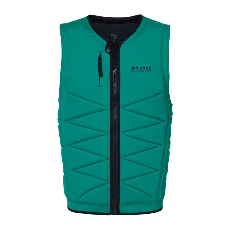 Mystic Outlaw Impact Vest Fzip Wake green