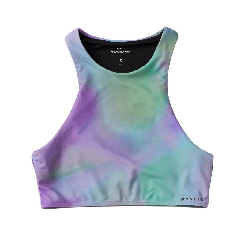 Mystic Flashback Athletic Bikini Top purple / green