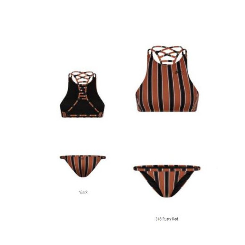 Mystic Surf Bikini Top rusty red