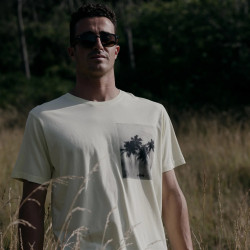 ION Tee Graphic SS men bleached-lemon