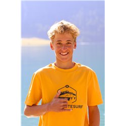 Swiss Kitesurf Spot Tee mustard