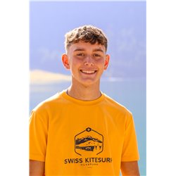 Swiss Kitesurf Spot Tee mustard