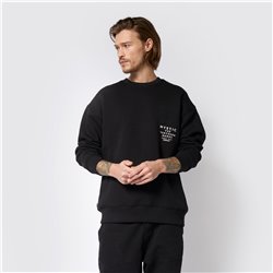 Mystic Northern Banks Crew Sweat black