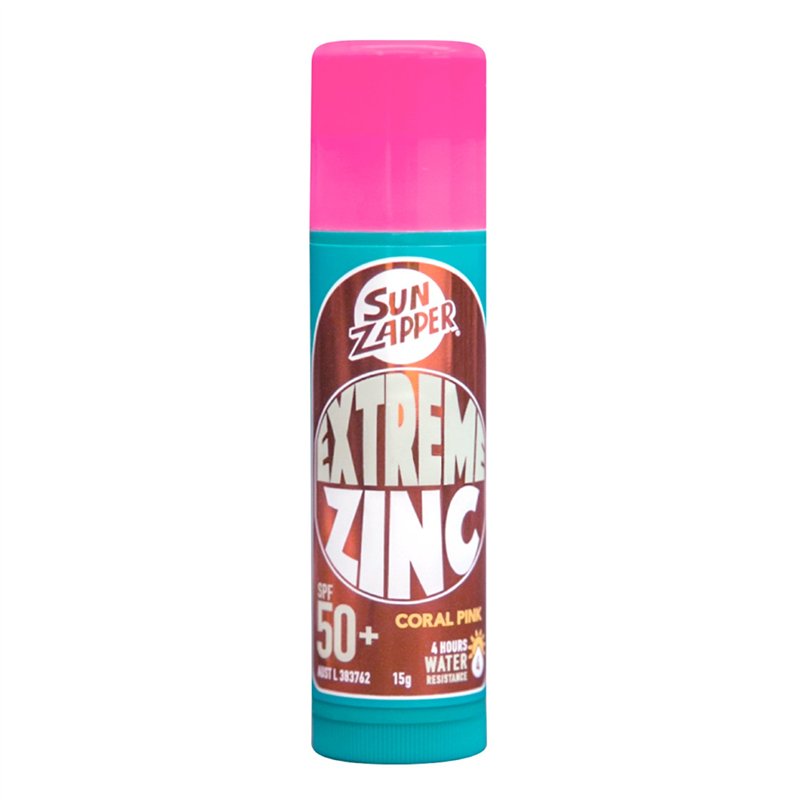 Sun Zapper Extreme Coral PINK Zinc Stick SPF 50+ 15g
