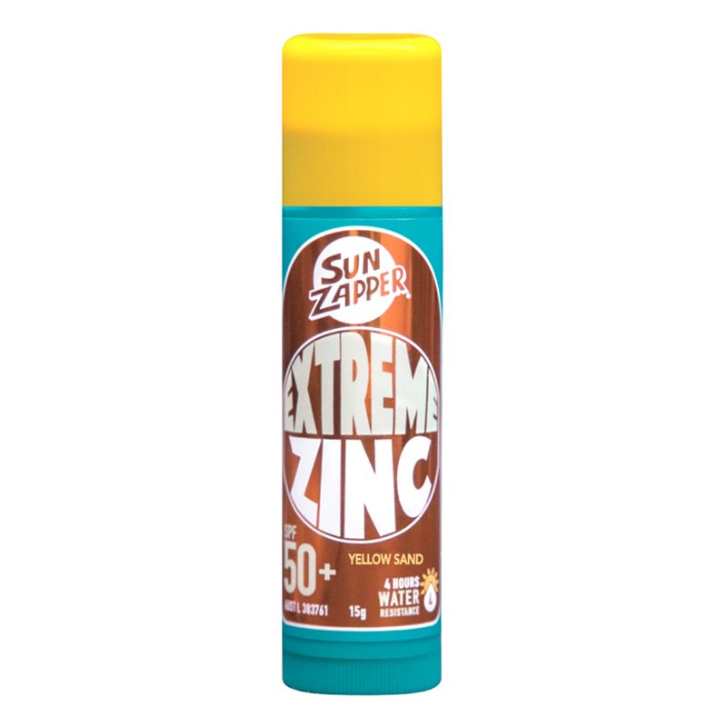 Sun Zapper Extreme YELLOW Sand Zinc Stick SPF 50+ 15g