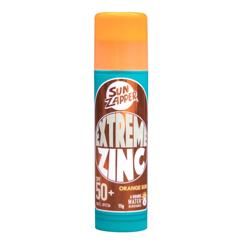 Sun Zapper Extreme ORANGE Sun Zinc Stick SPF 50+ 15g
