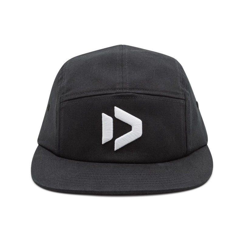 Duotone Cap 5Panel Flat Duotone Icon - black Duotone Cap 5Panel Flat Duotone Icon - black