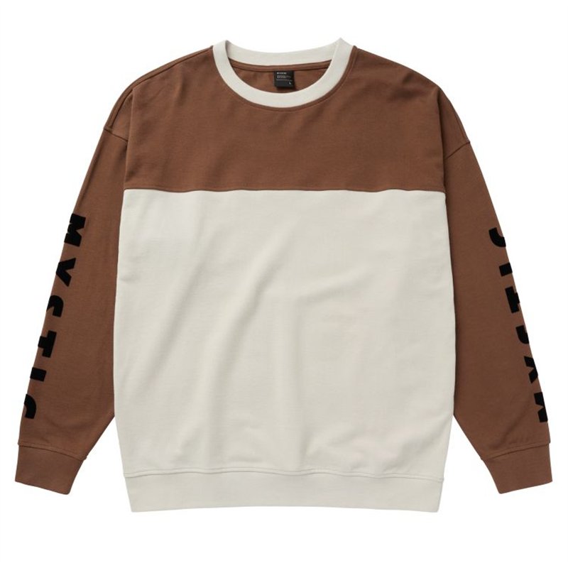 Mystic Docked Crew Sweat brown