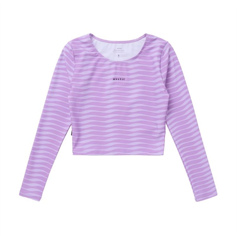 Mystic Sunn L/S Crop Rashvest Women pink / purple