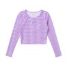 Mystic Sunn L/S Crop Rashvest Women pink / purple