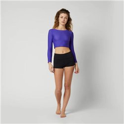 Mystic Sunn L/S Crop Rashvest Women pink / purple