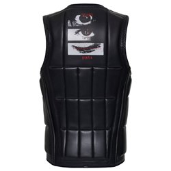 Mystic Anarchy Impact Vest Fzip Wake black