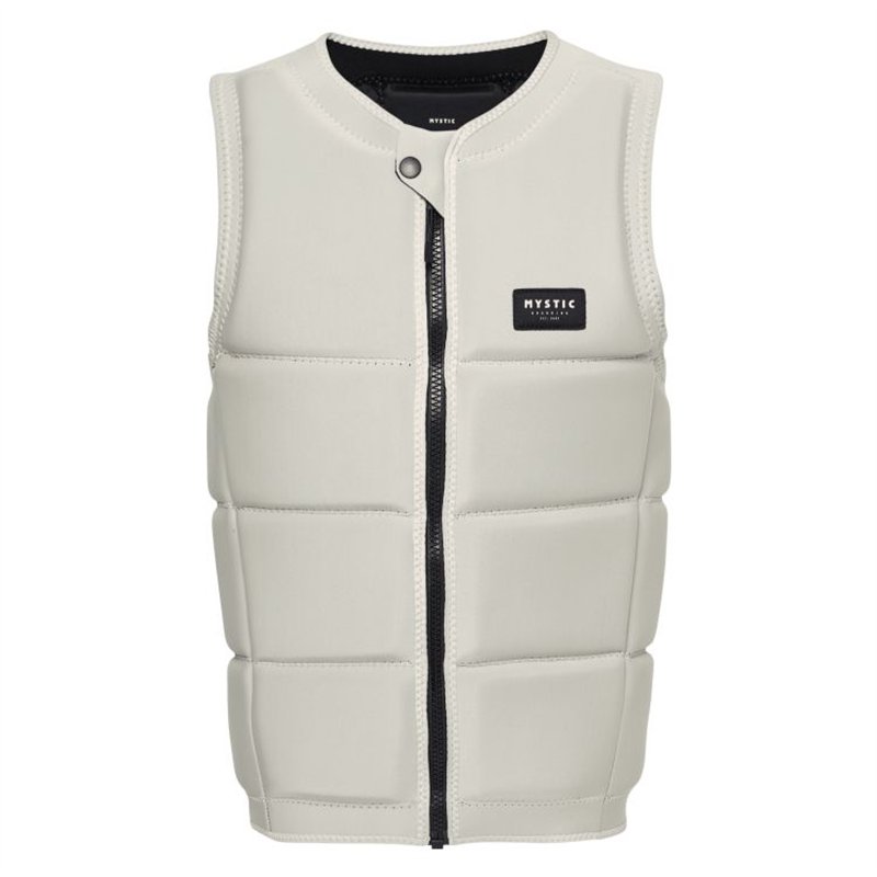 Mystic Star Impact Vest Fzip Wake dirty white