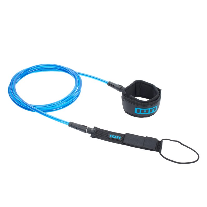 ION Leash SUP Core Coiled Knee blue ION Leash SUP Core Coiled Knee blue