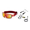 Ocean Wassersportbrille Chameleon orange red revo